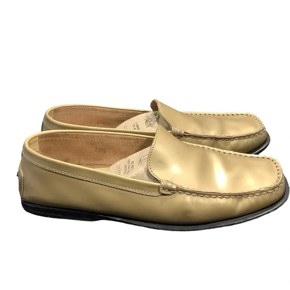 Tod’s Leather Loafer Pale Gold